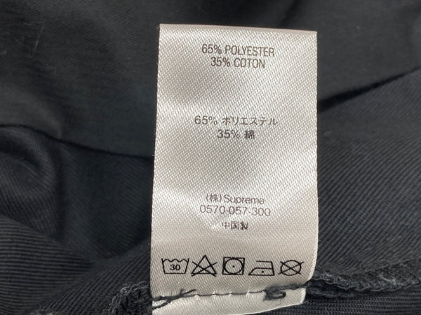 シュプリーム SUPREME WORK PANTS ワーク パンツ ジップアップ ズボン ボトムス フルレングス ポリエステル コットン メンズ BLACK 黒 無地 チノパン ブラック 32 104MB-329