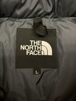 ザノースフェイス THE NORTH FACE NUPTSE VEST ヌプシ ダウン ベスト フーディ GREEN DOWN 灰色 紺 ND92232 ベスト ロゴ グレー Lサイズ 104MT-789