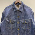 【曜日割引対象外】 ヴィンテージ vintage LEE 60's 101-J 濃紺 デニムジャケット ジャケット ブルー 48サイズ 201MT-4892 VB