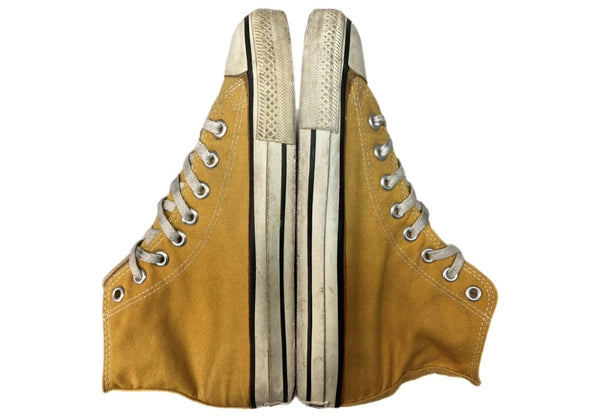 コンバース CONVERSE 90s ALL STAR HI オール スター ハイ キャンバス ヴィンテージ USA製 丸ロゴ シューズ マスタード 黄 メンズ靴 スニーカー イエロー US7 104S-891