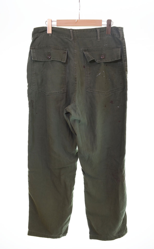 ミリタリー Military 70's BAKER PANTS ベイカーパンツ 34 31 ボトムスその他 グリーン 103MB-490