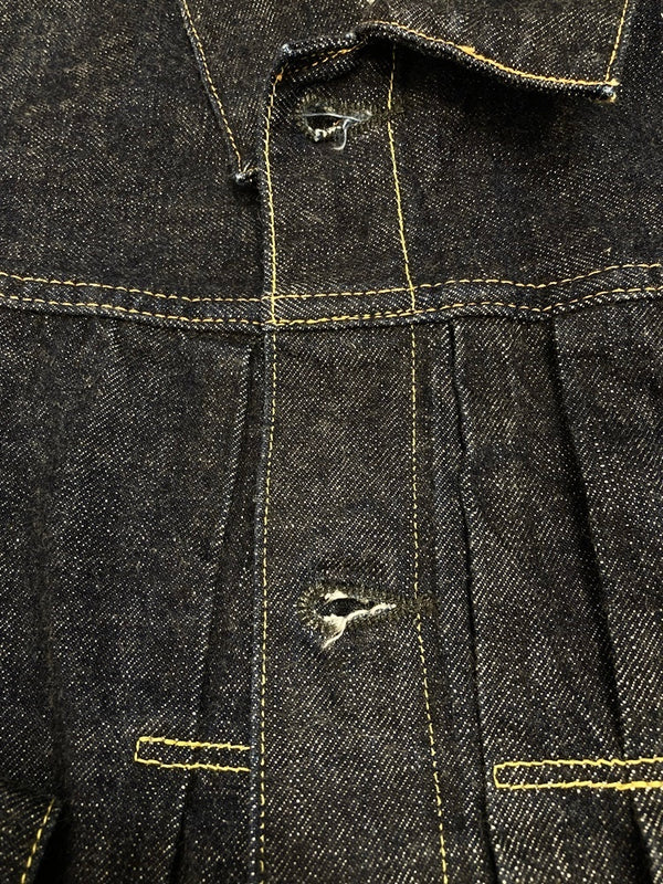 ティーシービージーンズ TCB jeans TCB 30's JK 1st ファースト デニムジャケット Gジャン MADE IN JAPAN サイズ 46 ジャケット 無地 ネイビー 101MT-2216