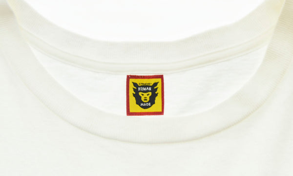 ヒューマンメイド HUMAN MADE  プリント 半袖Tシャツ 白 Tシャツ プリント ホワイト 3Lサイズ 103MT-169