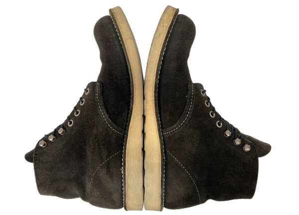 レッドウィング RED WING 6-inch Classic Round インチ クラシックラウンド USA製 スエード シューズ 9D 黒 8174 メンズ靴 ブーツ ワーク ブラック 27cm 104S-738