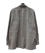 ダブルアールエル RRL 90s 90年代 三ツ星タグ オープンカラー 開襟 ボックス ポケット  長袖シャツ チェック マルチカラー Lサイズ 104MT-2059