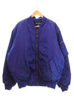 ラルフローレン RalphLauren 90s POLO SPORT MA-1 フライトジャケット ポロスポーツ ボンバージャケット  ジャケット パープル LLサイズ 103MT-2214