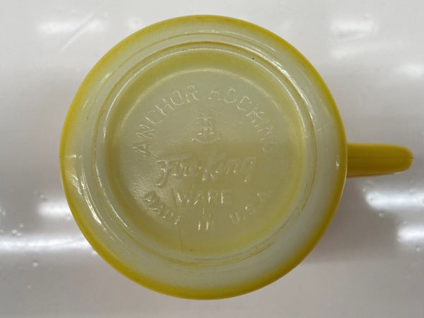 ファイアーキング Fire-King 60s 70s Stacking Mug スタッキング マグ グラデーション USA製 耐熱 マグカップ 黄 その他 無地 イエロー 104Z-23