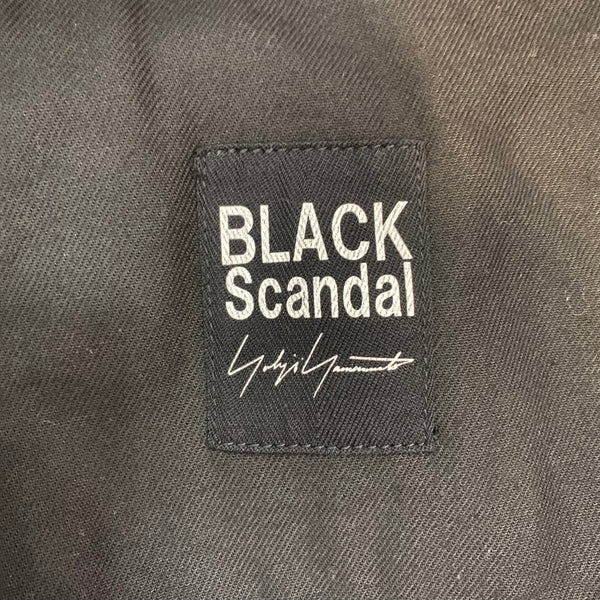 ヨウジ ヤマモト Yohji Yamamoto BLACK Scandal KATSURAGI R-SINGLE F BLOUSON HS-Y98-040 ジャケット ブラック 2サイズ 201MT-4847