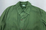 ミリタリー Military スウェーデン軍 M-59 フィールドコート SWEDISH ARMY FIELD COAT ユーロ 緑 サイズ C50 ジャケット 無地 グリーン 104MT-1482