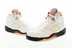 ナイキ NIKE 2013年製 Air Jordan 5 Retro Fire Red エアジョーダン5 レトロ ファイヤーレッド 136027-100 メンズ靴 スニーカー ホワイト 29cm 103S-690