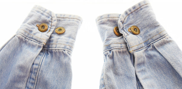 ハーレーダビッドソン Harley-Davidson ハーフジップ デニムシャツ 長袖シャツ ブルー 103MT-3430