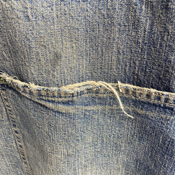 オシュコシュビゴッシュ OSHKOSH B'GOSH ~50's デニムカバーオール 襟コーデュロイ ジャケット ブルー 201MT-3577 VB