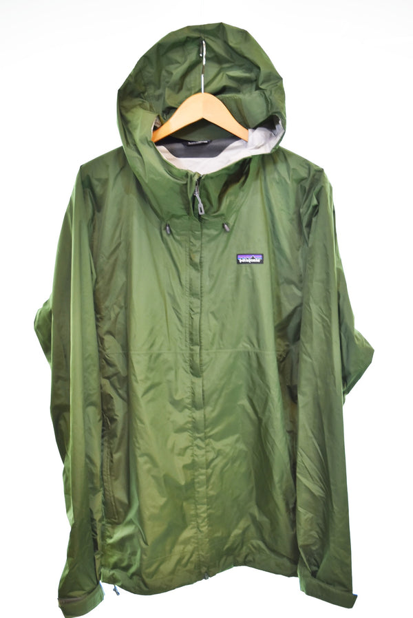 パタゴニア PATAGONIA トレントシェルジャケット マウンテンパーカー 83802FA17 ジャケット グリーン LLサイズ 103MT-3190