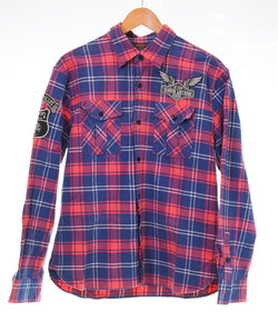 バンソン VANSON Y2K looney tunes tweety トゥイーティー  バード ルーニー テューンズ ワッペン 長袖シャツ マルチカラー Lサイズ 103MT-2917