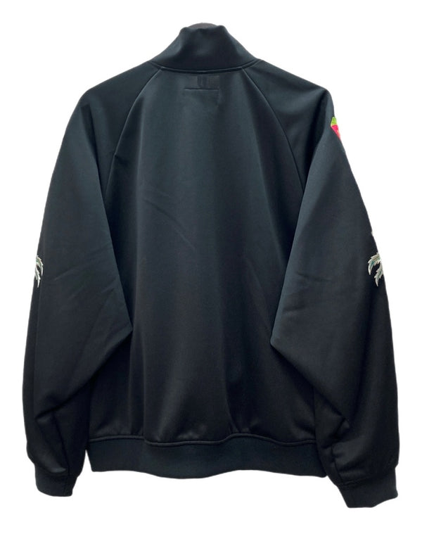 ダブレット doublet 19SS CHAOS EMBROIDERY TRACK JACKET トラック ジャケット ジップアップ ジャージ 刺繍 黒 19SS08BL83 ジャージ ロゴ ブラック Mサイズ 104MT-2217