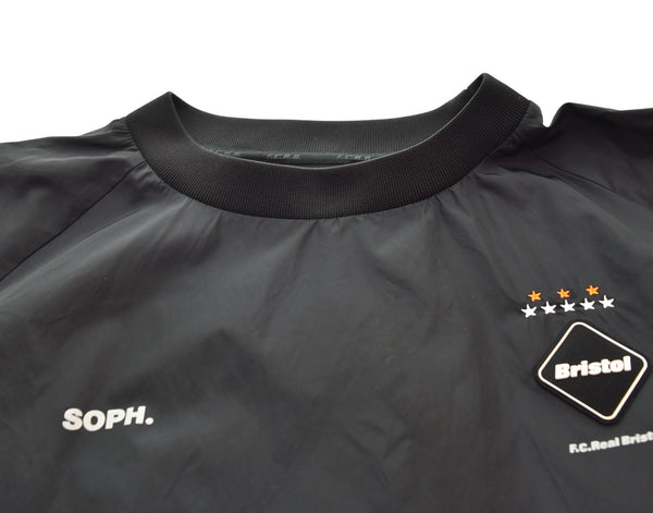 エフシーレアルブリストル F.C.Real Bristol 25SS PRACTICE PISTE ナイロン プルオーバー ピステ FCRB-250010 ジャケット ブラック LLサイズ 103MT-2276