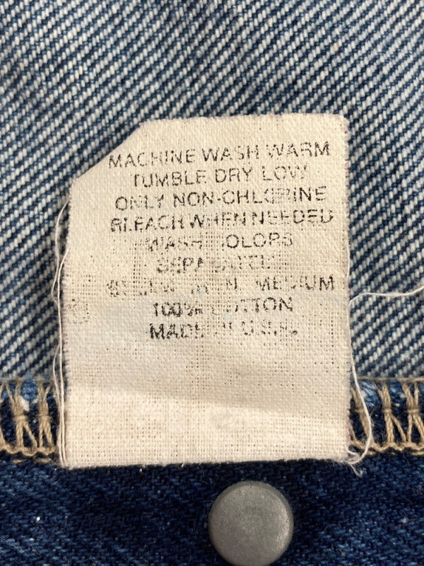 ダブルアールエル RRL 90s DENIM PANTS デニム パンツ ボタンフライ ジーパン ジーンズ USA製 Ralph Lauren 青 ロゴ デニム ブルー 104MB-212