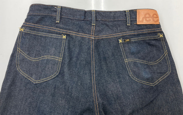 リー Lee THE ARCHIVES RIDERS 101-Z 1954 MODEL センター黒 復刻 片爪 ジーンズ ジーパン 濃紺 無地 LM6341 デニム ネイビー サイズ 38 104MB-297