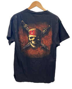 ヴィンテージ vintage 00s Pirates of The Caribbean パイレーツ オブ カリビアン 呪われた海賊たち MOVIE Tshirt ムービーTシャツ 映画 黒  Tシャツ ブラック Mサイズ 101MT-2983