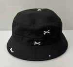 【中古】ダブルタップス W)taps  バケット 02 / ハット / コットン. オックスフォード. テキスタイル "ブラック"  BUCKET 02 / HAT / COTTON. OXFORD. TEXTILE "Black" 帽子 メンズ帽子 ハット ブラック Lサイズ 201goods-524