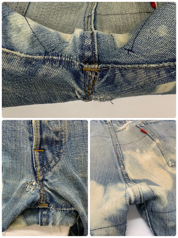 【曜日割引対象外】 リーバイス Levi's 70's 66前期 501 W34 ボタン裏 6 USA製 デニム ブルー 201MB-765 VB