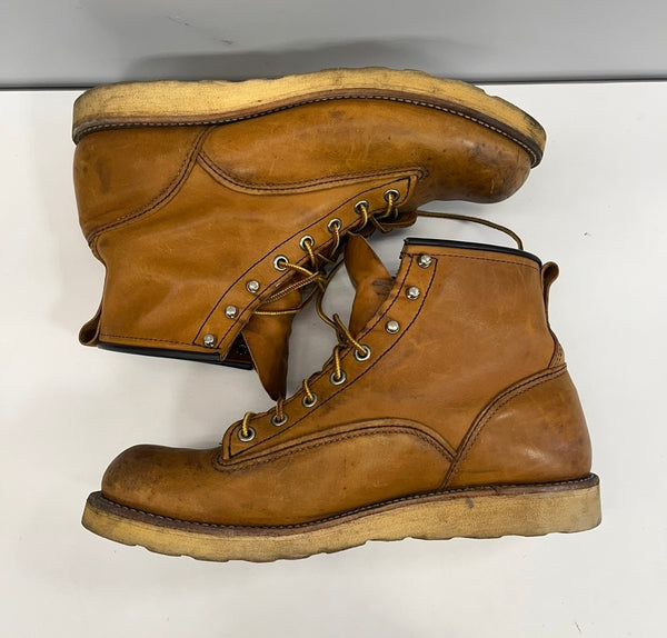 レッドウィング RED WING 6’’ LINEMAN BOOTS 6インチ ラインマンブーツ レザーブーツ 2904 メンズ靴 ブーツ ワーク ブラウン 28cm 101sh-2318