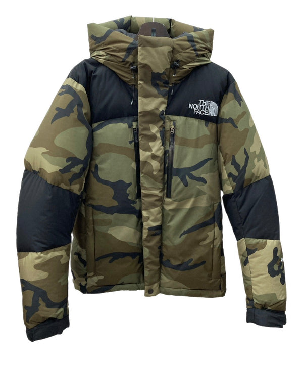 ザノースフェイス THE NORTH FACE NOVELTY BALTRO LIGHT JACKET ノベルティ バルトロ ライト ダウンジャケット カモフラージュ KHAKI 緑 ND91951 ジャケット ロゴ カーキ Mサイズ 104MT-743