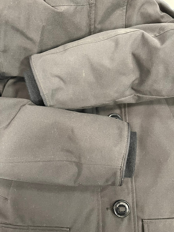 カナダグース CANADA GOOSE BRONTE PARKA ブロンテ ダウンコート サザビーリーグタグ ファーコート 黒 2603JL ジャケット ブラック XS 101LT-185