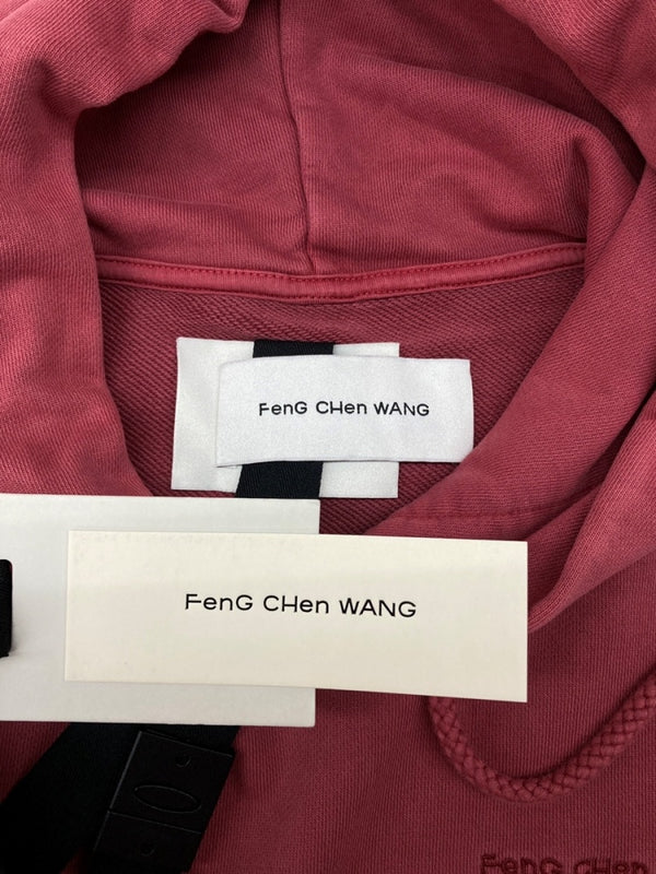 フェンチェンワン Feng Chen Wang 23AW 3 IN 1 TIE-DYE HOODIE プルオーバー フーディー パーカー パッチワーク トレーナー 赤 FMF16HD03 パーカ ロゴ レッド Mサイズ 104MT-1966