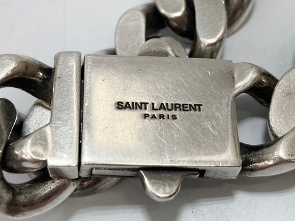 サンローラン Saint Laurent SAINT LAURENT PARIS BRACELET CARRY OVER チェーンブレスレット 喜平チェーン 銀 メンズジュエリー・アクセサリー ブレスレット シルバー 101goods-119