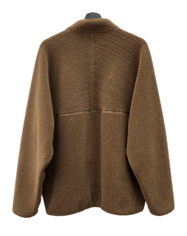 グラフペーパー Graphpaper Wool Boa High Neck Pullover ウール ボア ハイネック プルオーバー フリース ハーフボタン ジャケット キャメル 茶 GU183-70102 サイズ 2 ジャケット 無地 ブラウン 104MT-1891