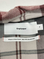 グラフペーパー Graphpaper Viscose Check Oversized B.D. Shirt ヴィスコース チェック オーバーサイズ シャツ 長袖 GM223-50197 長袖シャツ チェック マルチカラー フリーサイズ 104MT-947