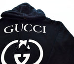 グッチ GUCCI Interlocking G Hooded Sweatshirt インターロッキング G スウェットシャツ Pullover プルオーバー LOGO ロゴ 475374 X3Q25 パーカ ブラック SSサイズ 103MT-1732
