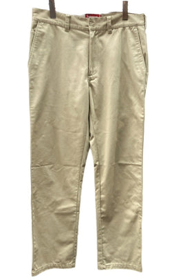 シュプリーム SUPREME WORK PANTS ワーク パンツ ジップアップ ズボン ボトムス フルレングス ポリエステル コットン メンズ BEIGE 無地 チノパン ベージュ 32 104MB-328