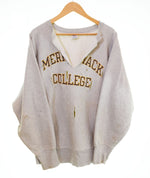 チャンピオン Champion 80年代 80s REVERSE WEAVE リバースウィーブ トリコ タグ 後期 made in USA ダメージ 80's カレッジロゴ MERRIMACK 大学 XL スウェット グレー LLサイズ 103MT-2953