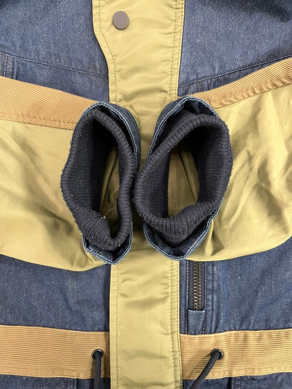 リーバイス Levi's Levi’s Made & Crafted® × White Mountaineering ホワイトマウンテニアリング MODS COAT モッズコート アウター デニム切替 ジャケット ブルー Lサイズ 101MT-5288