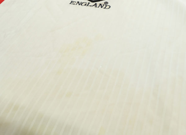 アンブロ UMBRO 90s 90's 97~99シーズンユニフォーム イングランド代表 ゲームシャツ サッカーシャツ 半袖ポロシャツ ホワイト Lサイズ 103MT-2518