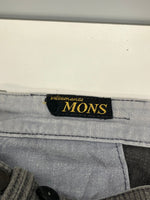 ヴィンテージ vintage 50's 50年代 EURO ユーロワーク VETEMENTS MONS ピケ ワークパンツ ごま塩 ヘリンボーン メタルフック ボタンフライ ボトムスその他 グレー - 101MB-775