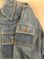 カーハート Carhartt ～50's 50年代 ハートボタン デニムカバーオール ハンティングジャケット vintage ヴィンテージ - ジャケット ブルー 101MT-4133