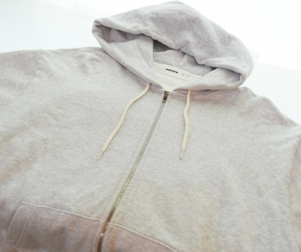 エブリワン   EVERYONE 無地 パーカー EV24-CS28  パーカ グレー Mサイズ 103MT-3043