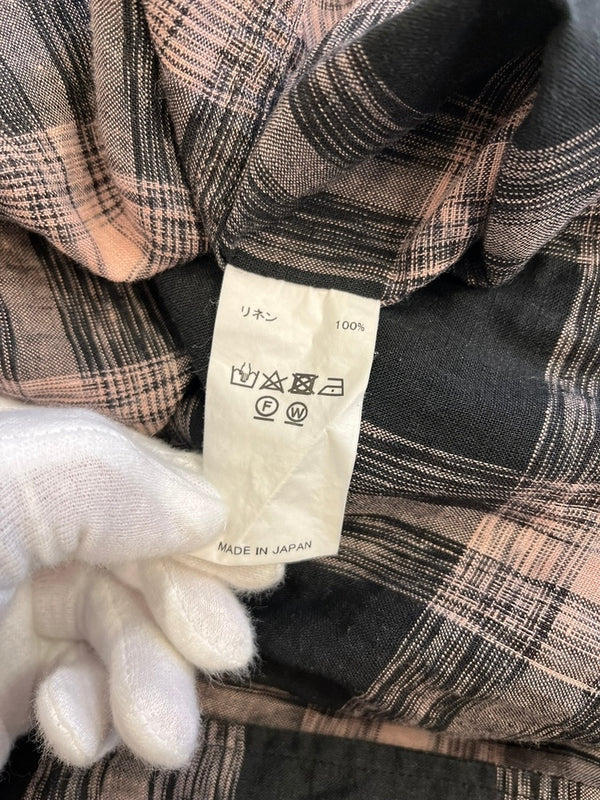 ダイリク DAIRIKU 24SS Linen Check Western Over Shirt チェックウエスタンオーバーシャツ 24SS S-12 長袖シャツ マルチカラー Mサイズ 101MT-4930