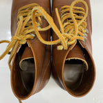 【曜日割引対象外】 レッドウィング RED WING プレーントゥラウンドトゥ USA製 メンズ靴 ブーツ ワーク ブラウン 25cmサイズ 201-shoes1459 VB