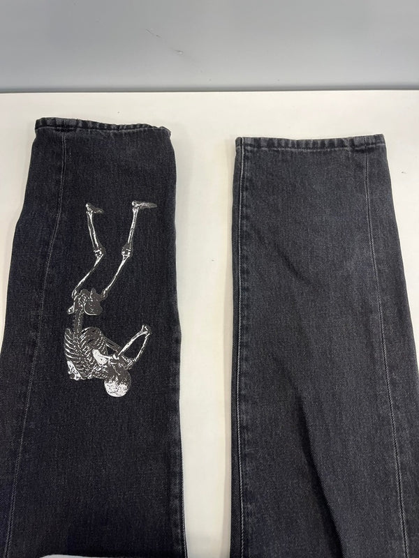 オフホワイト OFF WHITE ×UNDER COVER 19AW 5ポケット デニムパンツ スキニーパンツ OMYA027G19812011 デニム ブラック 33 101MB-702