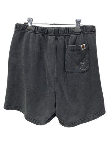 アベイシングエイプ  A BATHING APE ショートパンツ ショーツ 001SPK802002L ハーフパンツ グレー Mサイズ 201LB-94
