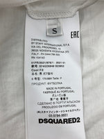 ディースクエアード DSQUARED2 21SS Maple Leaf T-Shirt Icon ロゴ メープル リーフ 半袖 カットソー クルーネック WHITE 白 S74GD0848 S23852 Tシャツ プリント ホワイト Sサイズ 104LT-158