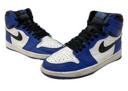 ナイキ NIKE 17年製 AIR JORDAN 1 RETRO HIGH OG GAME ROYAL エア ジョーダン レトロ ハイ ゲーム ロイヤル AJ1 白 青 黒 555088-403 メンズ靴 スニーカー ブルー 26.5cm 104S-1030