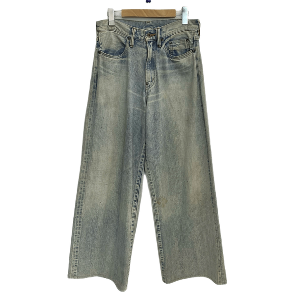 シュガーヒル SUGARHILL FADED MODERN DENIM WIDE TROUSERS 23AWPT05 デニム ブルー 30サイズ 201MB-1109