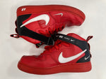 ナイキ NIKE Air Force 1 Mid Utility University Red ナイキ エアフォース1 ミッド ユーティリティ ユニバーシティ レッド 804609-605 メンズ靴 スニーカー レッド 28cm 101sh-1882