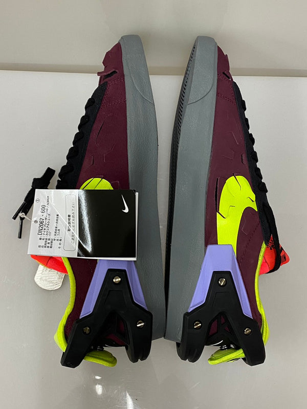 ナイキ NIKE アクロニウム × ナイキ ブレーザー ロー "ナイト マルーン"  ACRONYM × Nike Blazer Low "Night Maroon" DN2067-600 メンズ靴 スニーカー ロゴ パープル 27cm 201-shoes792