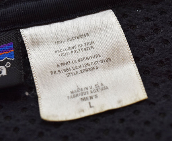 パタゴニア PATAGONIA 00s 00's USA製 Retro rhythm hoody レトロ リズム フーディー フリースジャケット  20930FA ジャケット ブラック Lサイズ 103MT-2752
